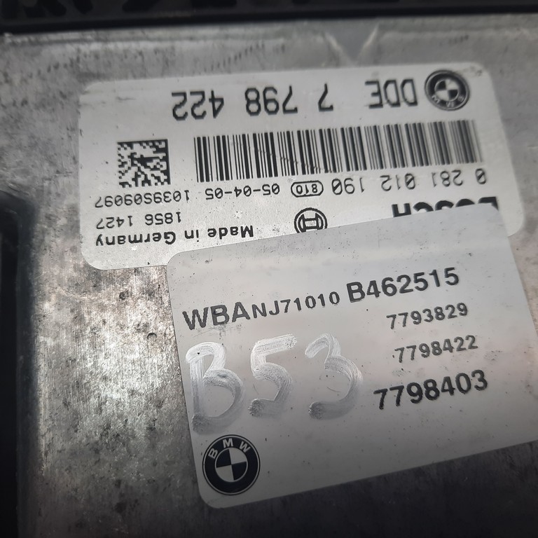 Riadiaca jednotka motora BMW 530d 3.0 Tdi 0281012190 