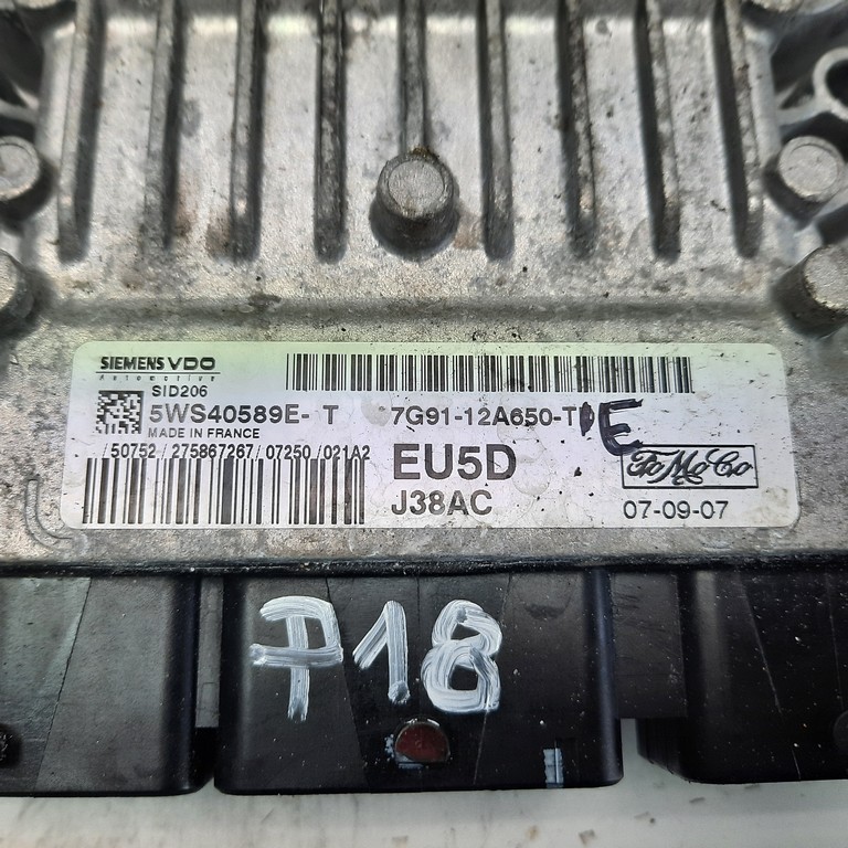 Riadiaca jednotka motora Ford S-Max 1.8 TDCI 7G91-12A650-TE