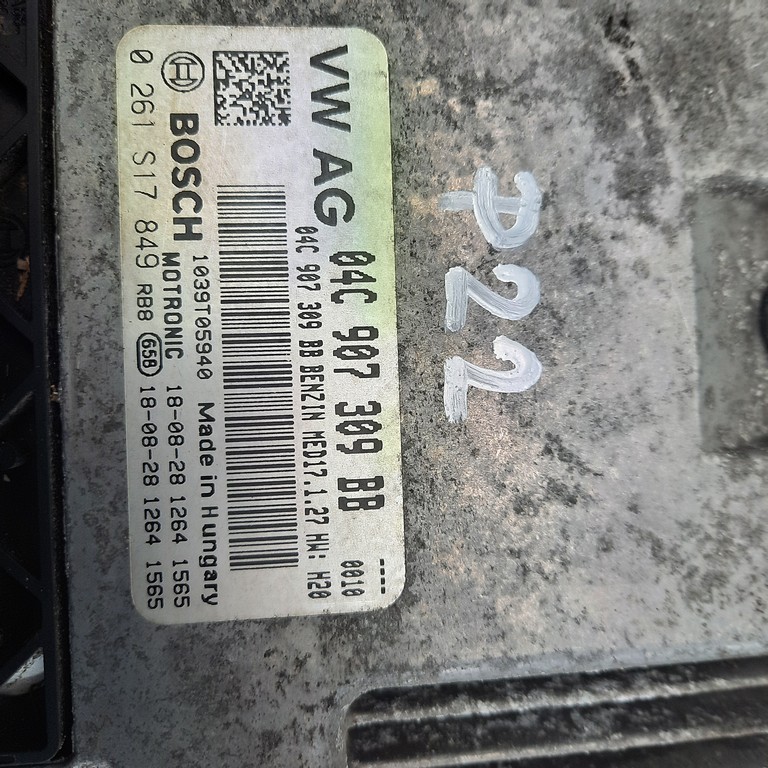 Riadiaca jednotka motora Škoda Fabia III 1.0 TSI 04C907309BB