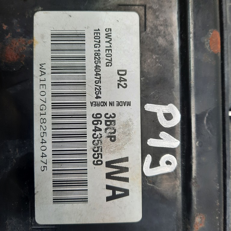 Riadiaca jednotka motora Chevrolet Aveo 1.2 96435559WA