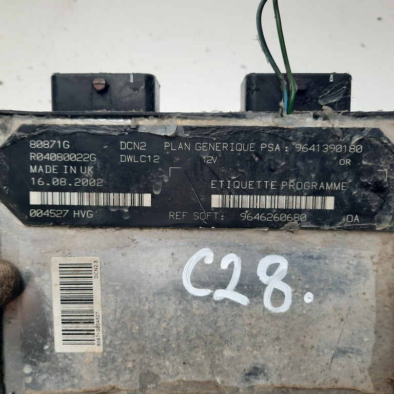 Riadiaca jednotka motora Peugeot 306 1.9 D 9646260680 