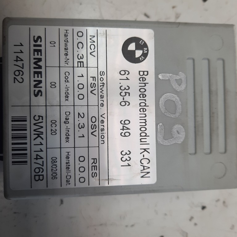 Riadiaca jednotka automatickej prevodovky BMW 3 2.0TD 5WK11476B