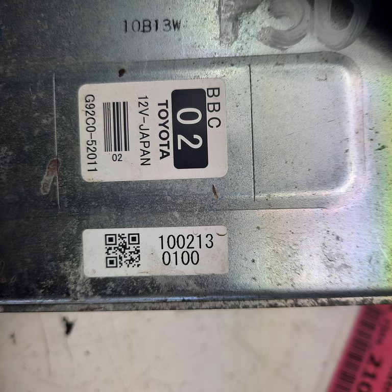 Riadiaca jednotka Toyota Yaris G92C0-52011 G92C052011