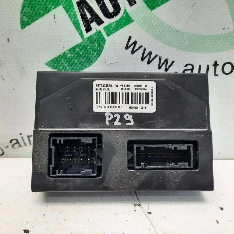 Riadiaca jednotka kúrenia Citroen C4 Picasso 9677334580