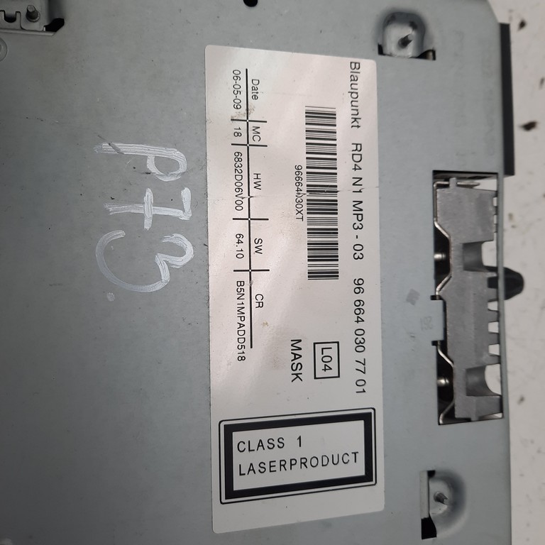Autorádio Citroen C4 966640307701 7648185392