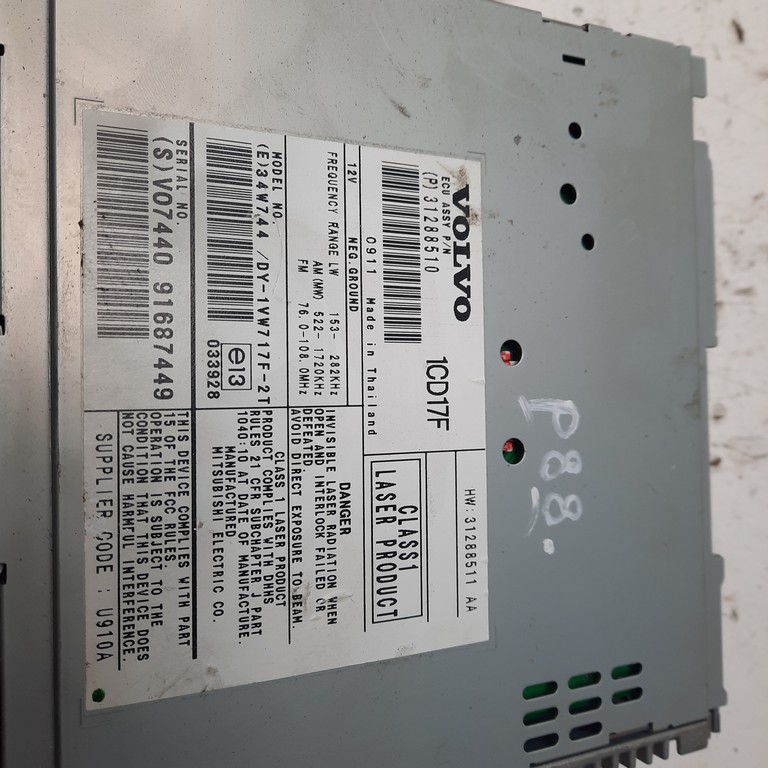 Autorádio Volvo V50 31288510 V0744091687449