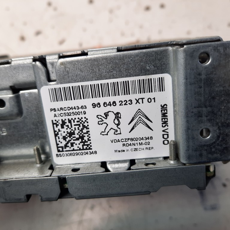 Autorádio MP3 Citroen C4 Picasso 96646223XT01 A2C53250019