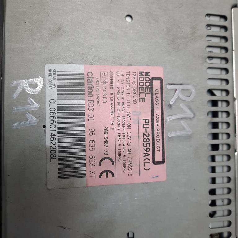 Autorádio Peugeot 206+ 96635823 96635823XT