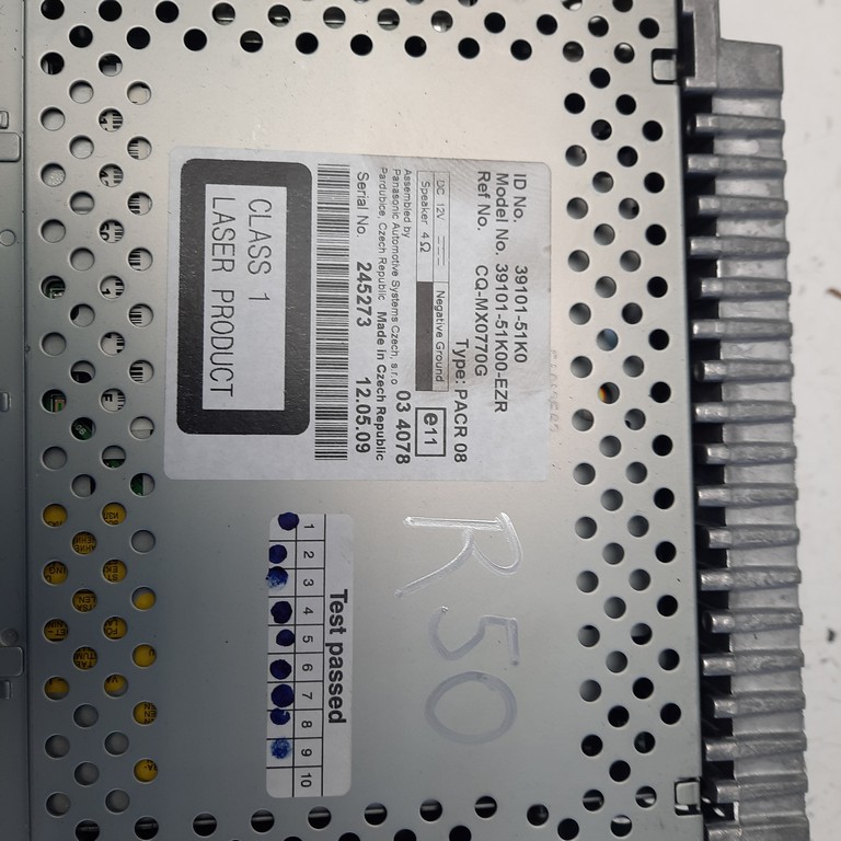 Autorádio Suzuki Splash 37101-51K0 3710151K0