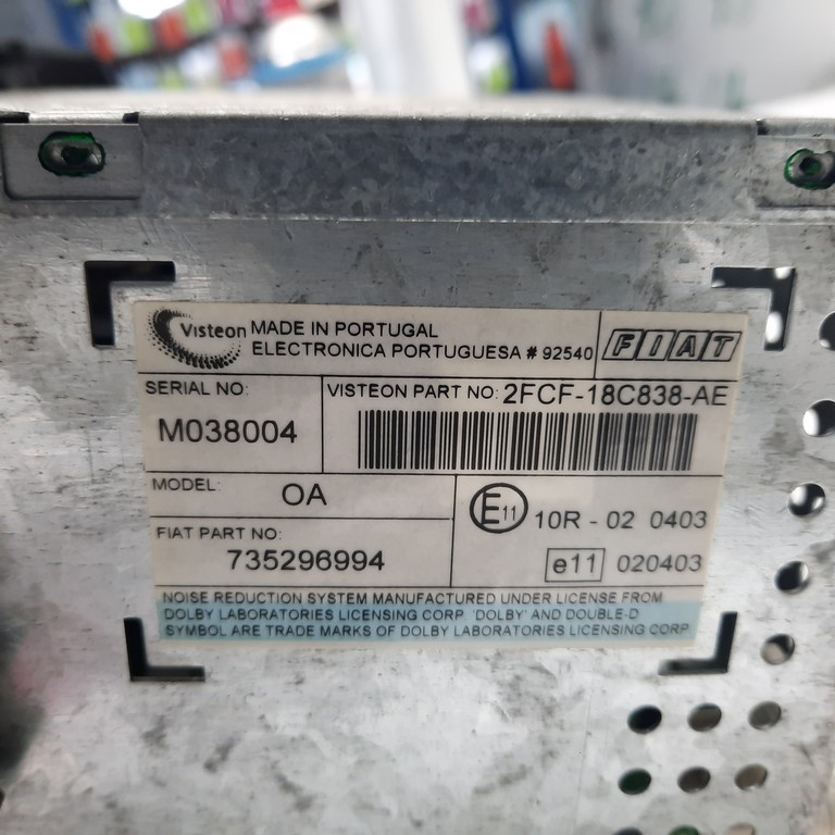 Autorádio Fiat Stilo 735296994 2FCF-18C838-AE 2FCF18C838AE