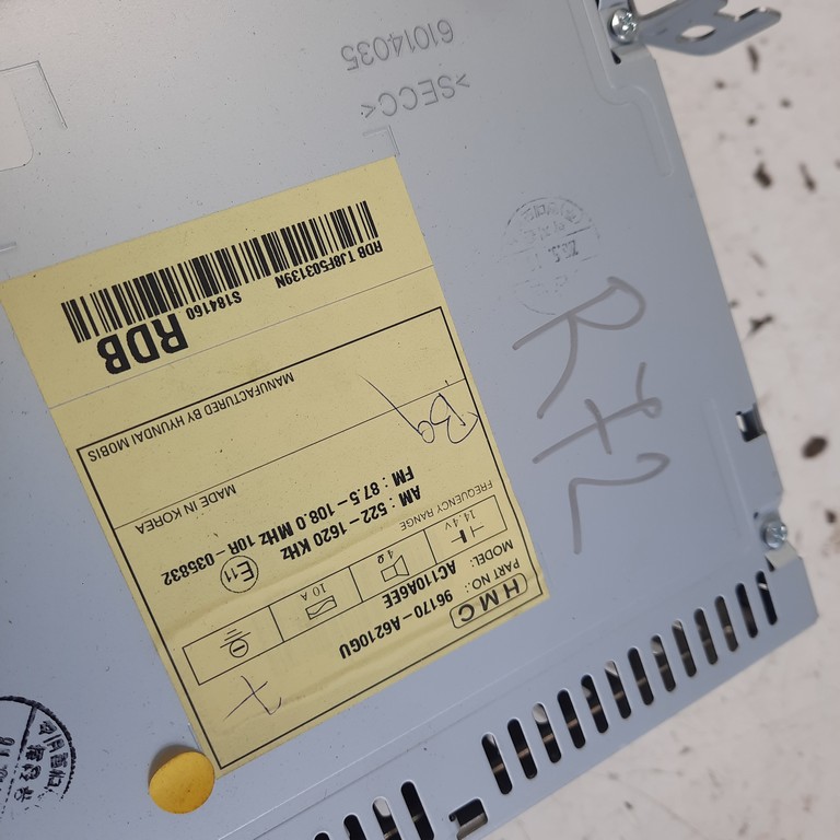 Autorádio Hyundai i30 II 96170-A6210GU 96170A6210GU