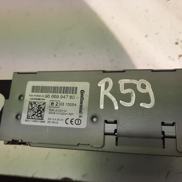 Autorádio Citroen C4 II 9666994780