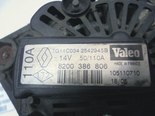 Alternátor Renault Megane II TG11C064