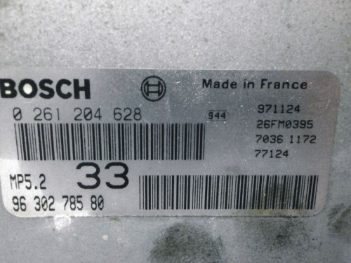 Riadiaca jednotka motora Peugeot 306 1.6 0261204628