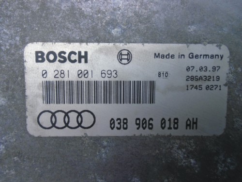 Riadiaca jednotka motora Audi A3 1.9 TDI 0281001693