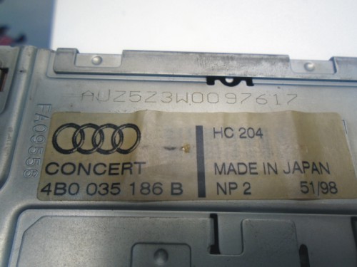 Autorádio Audi concert 4B0035186B