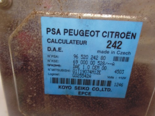 Komfortka Citroen C3 9652024280