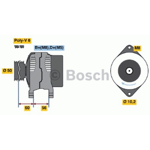 Alternátor Opel Corsa B 90443760