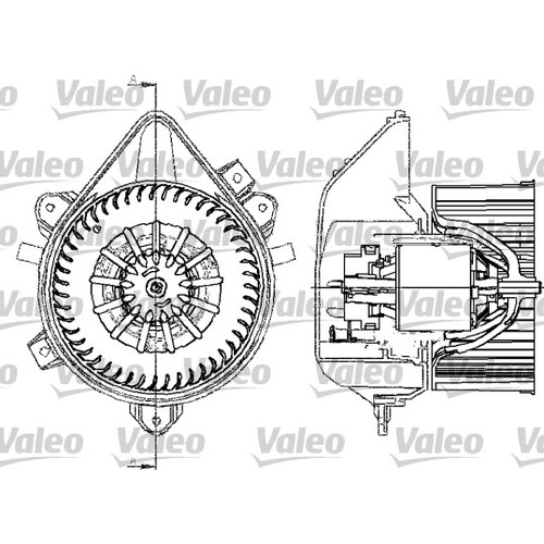 Motorček kúrenia Fiat Punto 71735484