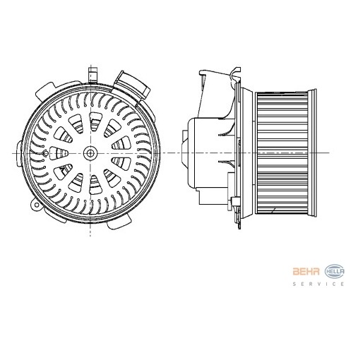 Motorček kúrenia Citroen Xsara Picasso 1606357480