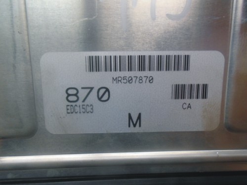 Riadiaca jednotka motora Mitsubishi Carisma 1.9 DI 0281010437