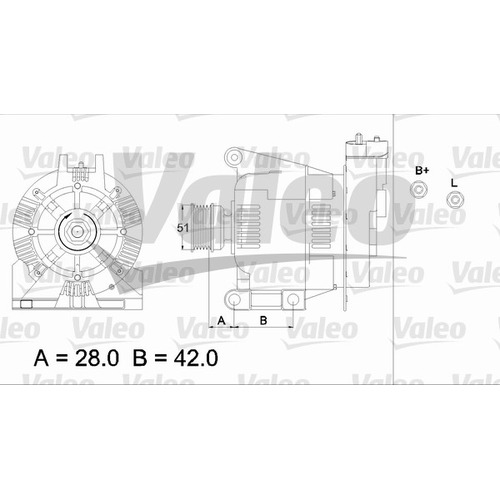 Alternátor Mercedes Vaneo A13VI178