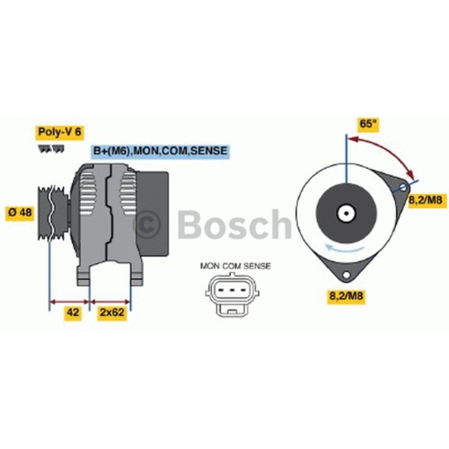 Alternátor Ford Focus 98AB10300DJ