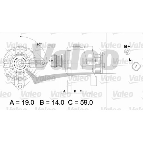 Alternátor Renault Laguna II Grandtour SG12B038