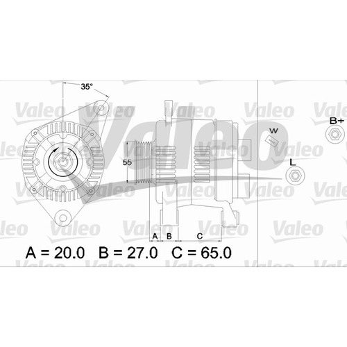 Alternátor Renault Renault Laguna 7700424594