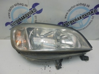 Predné svetlo Opel Zafira A poškodené