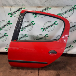 Ľavé zadné dvere Peugeot 206