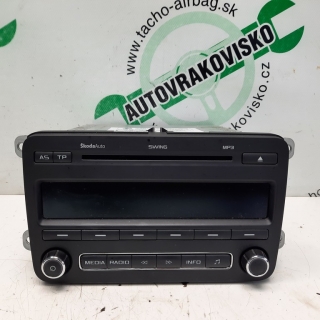 Autorádio Škoda Fabia II SWING MP3 5J0035161C 28289316