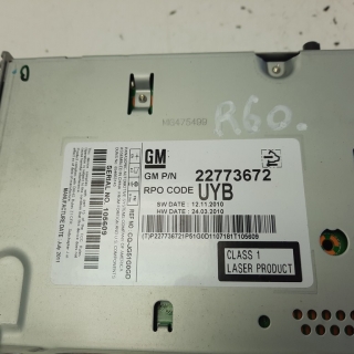 Autorádio Chevrolet Cruze 22773672 105609
