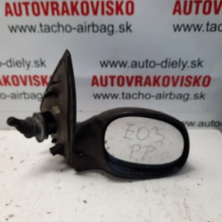 Spätné zrkadlo Peugeot 206 manual pravé