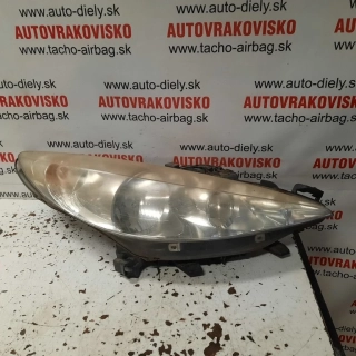 Predné svetlo pravé Peugeot 207 9649986180