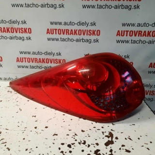 Zadné svetlo lavé Peugeot 207 SW